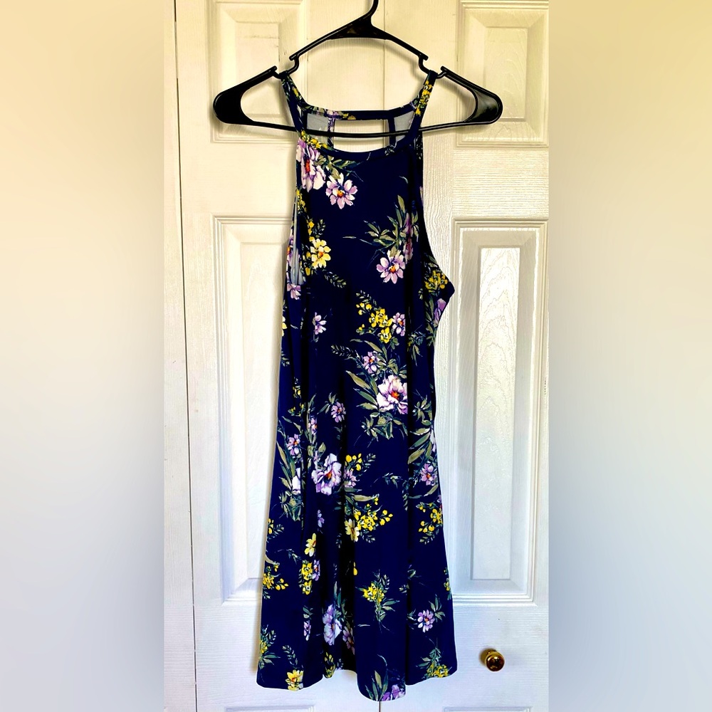 Nine Britton brushed knit halter neck dress